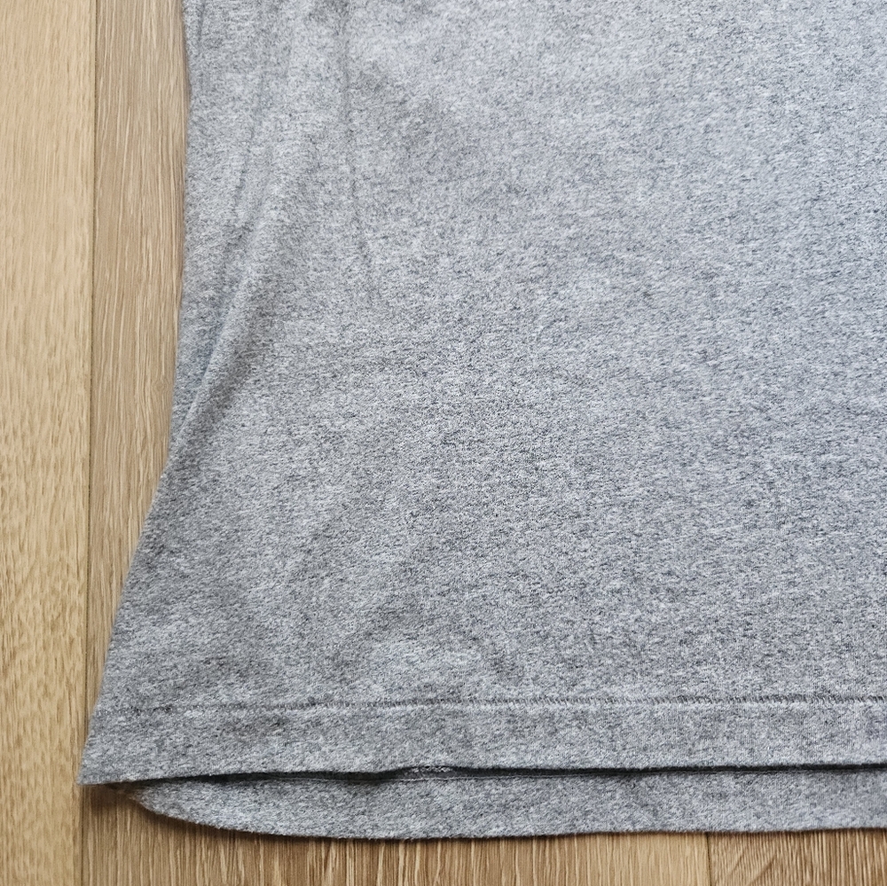 American Eagle Men's Basic Soft Solid Gray Crew N… - image 2